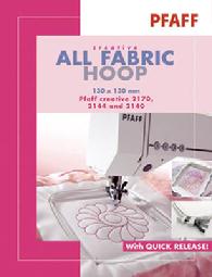 Pfaff Creative All fabric Hoop